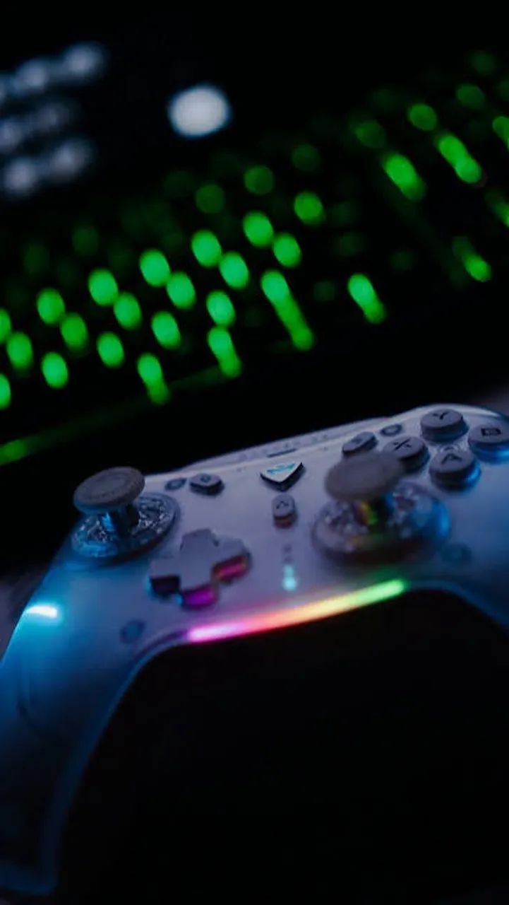 Controle Gaming Sem fio LED  - Foto 3