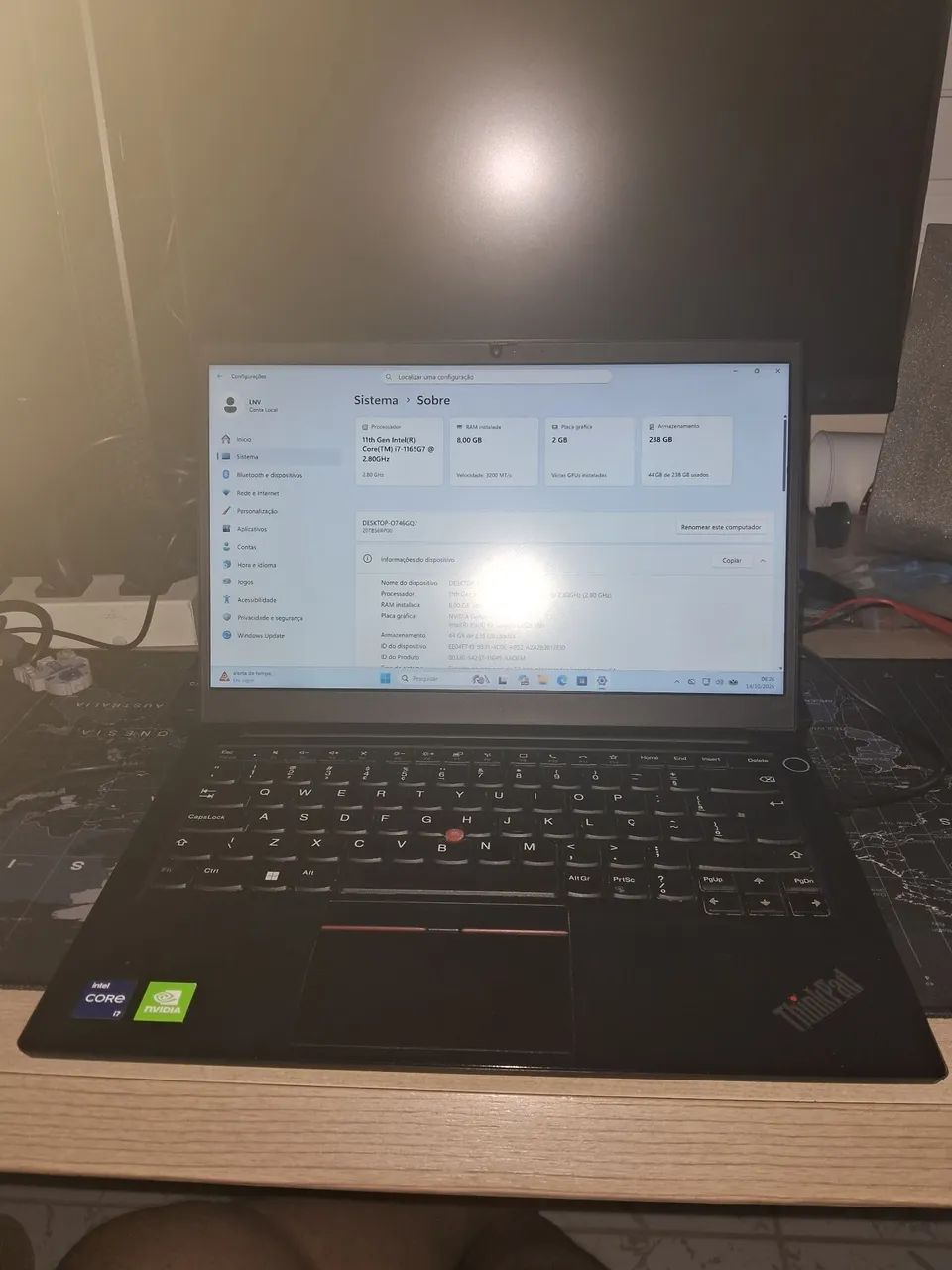 Notebook Lenovo E14 i7 11th