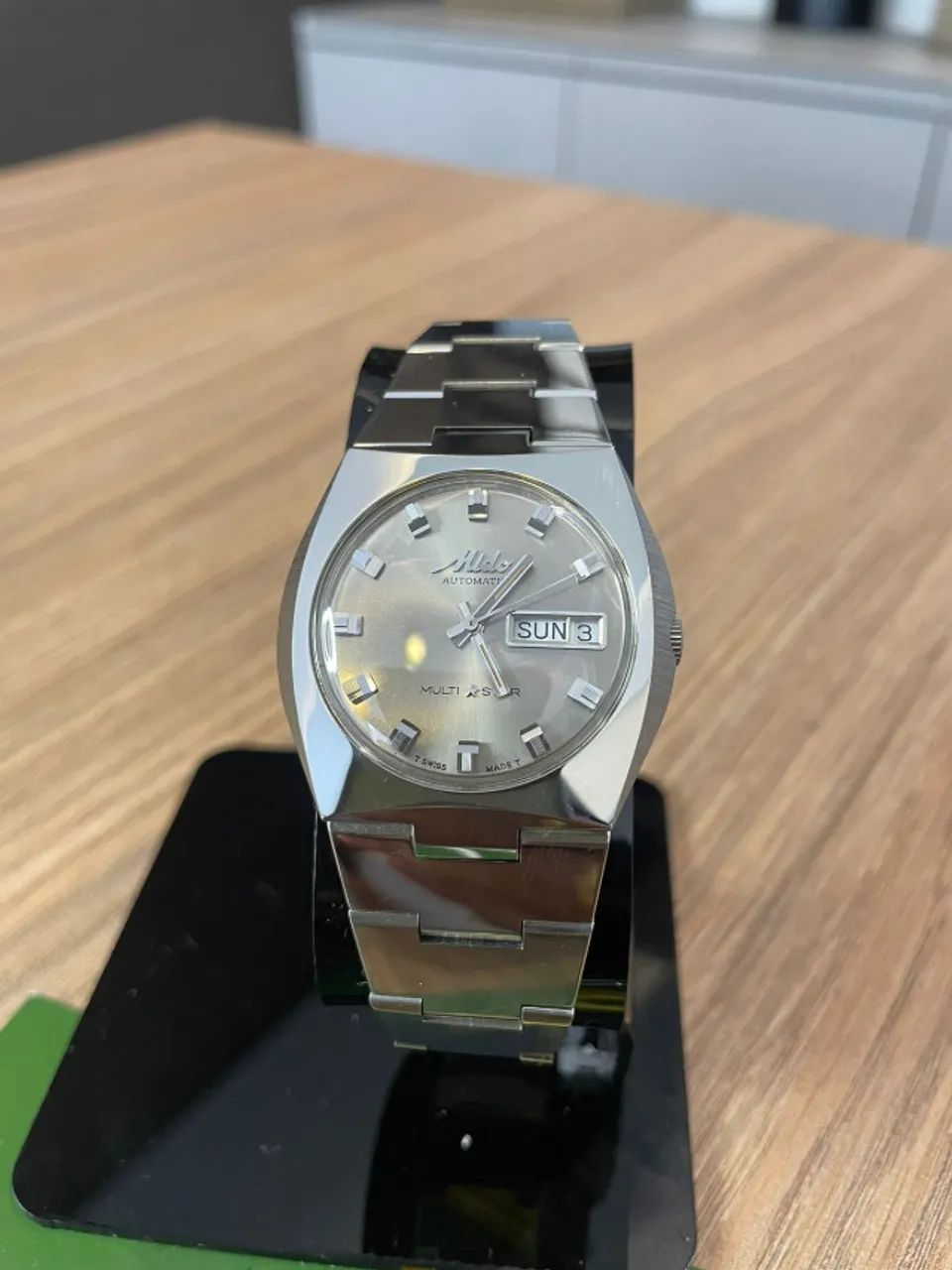 Relógio Mido Multi Star Automático Vintage Aço Prata - Foto 4