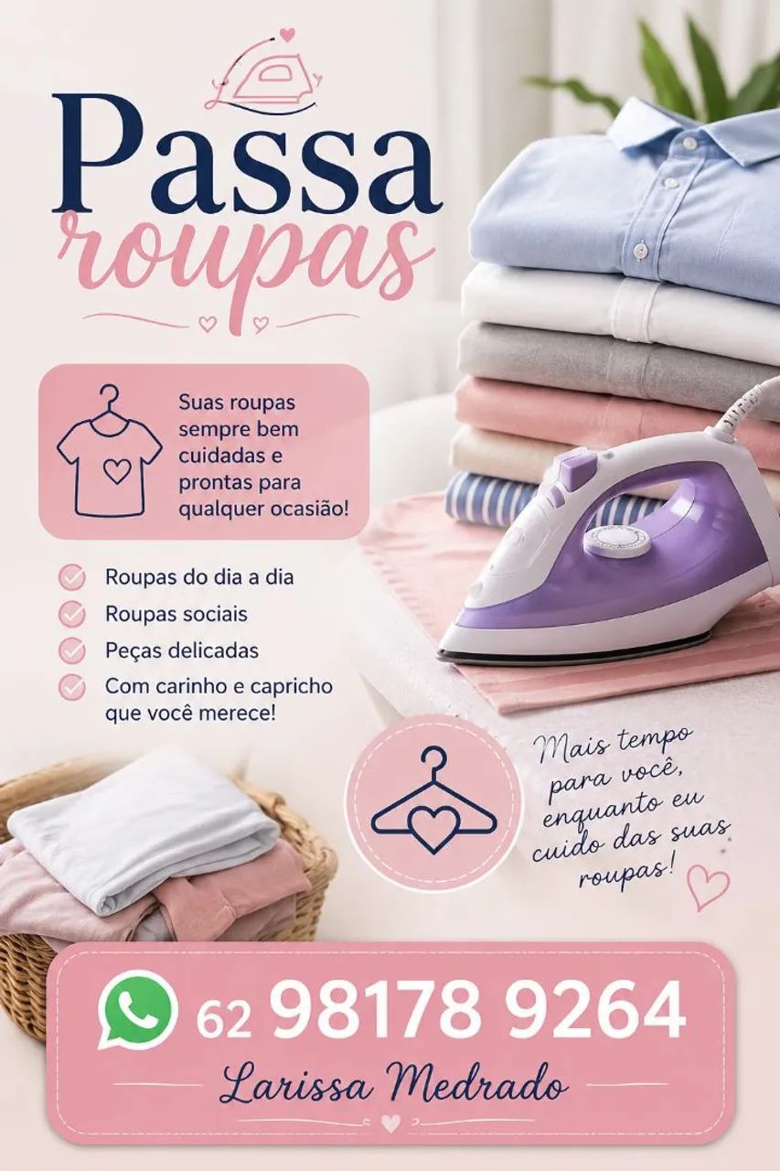 Passadoria de roupas 