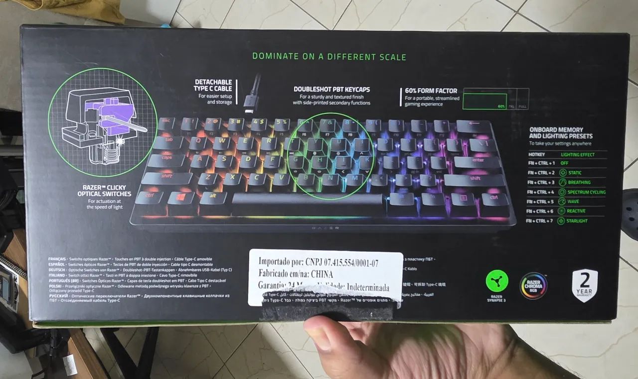Teclado Gamer Razer Huntsman Mini - Foto 2