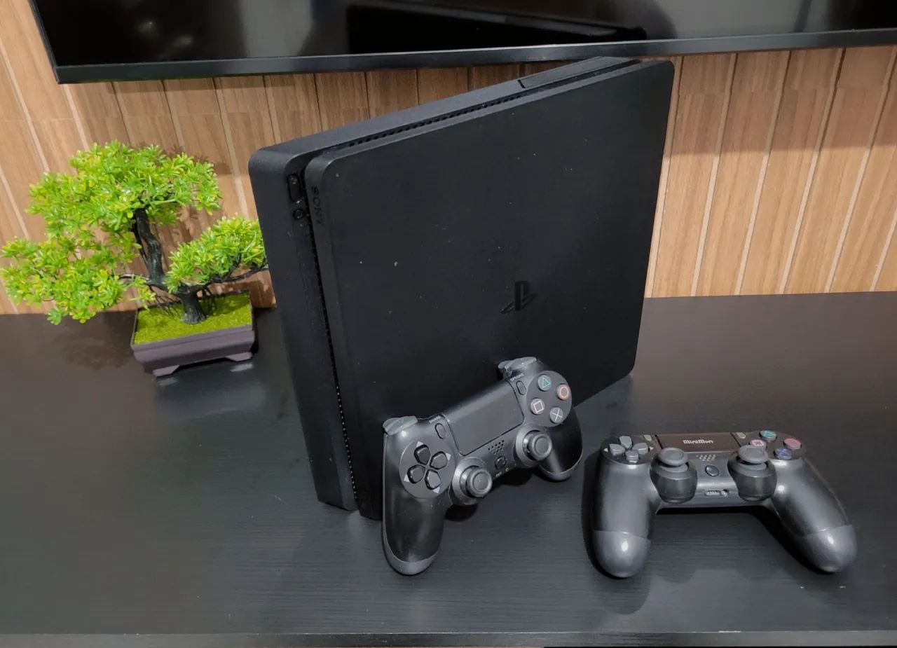 Ps4 Slim 500gb + 2 Controles - Foto 2