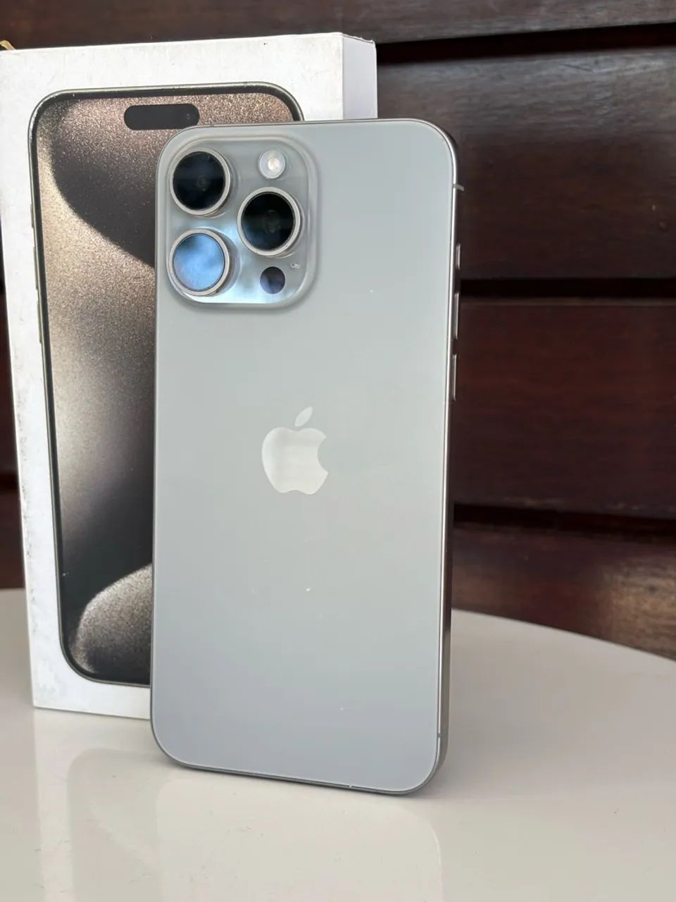 iPhone 15 Pro Max 256GB Cinza - Foto 3