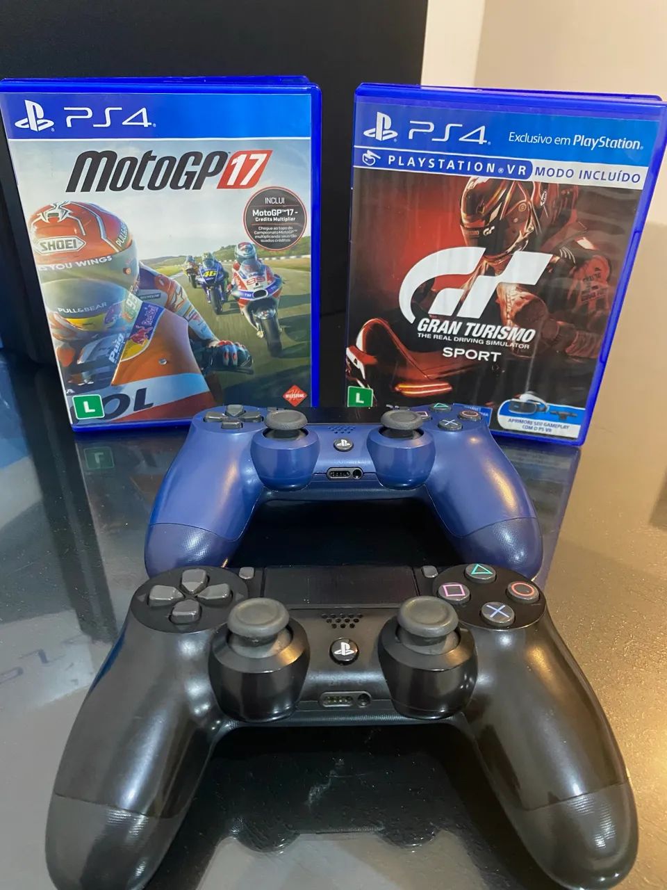 PlayStation 4 slim completo - com caixa e jogos - Foto 3
