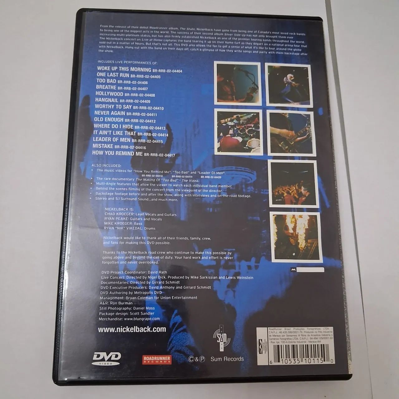 Dvd - Nickelback - Live At Home - Foto 3