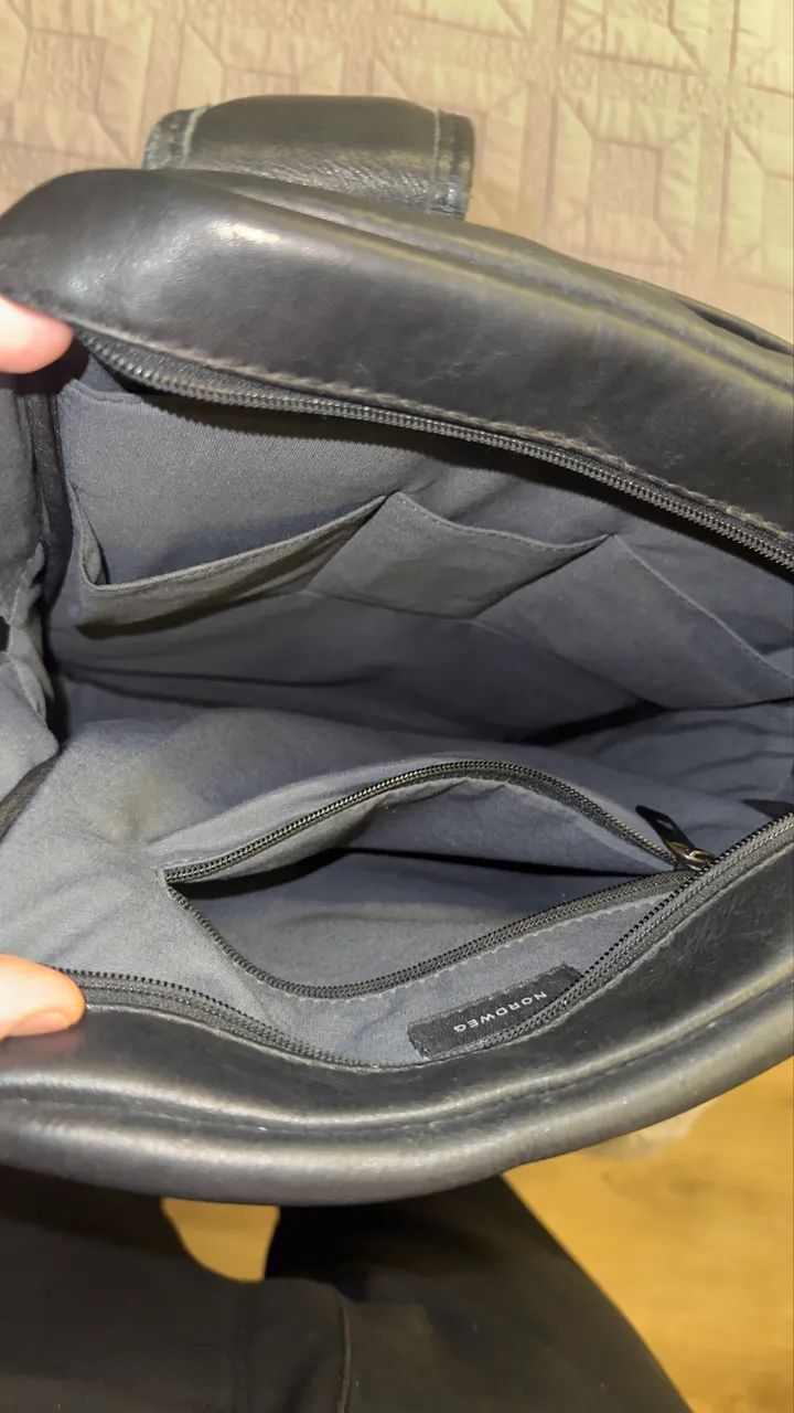 Mochila couro - nordweg - Foto 4