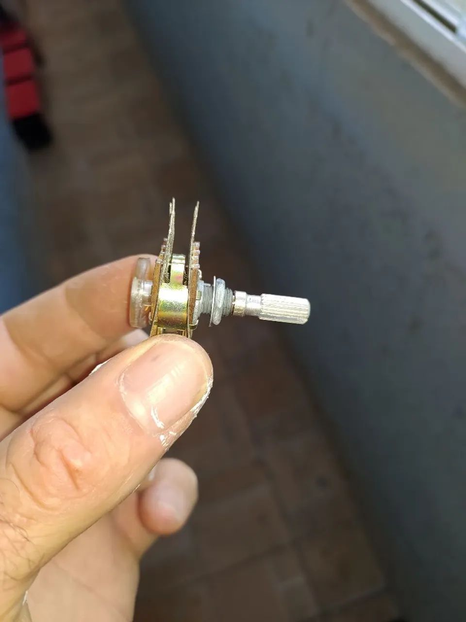 Potenciômetro gradiente linha compo