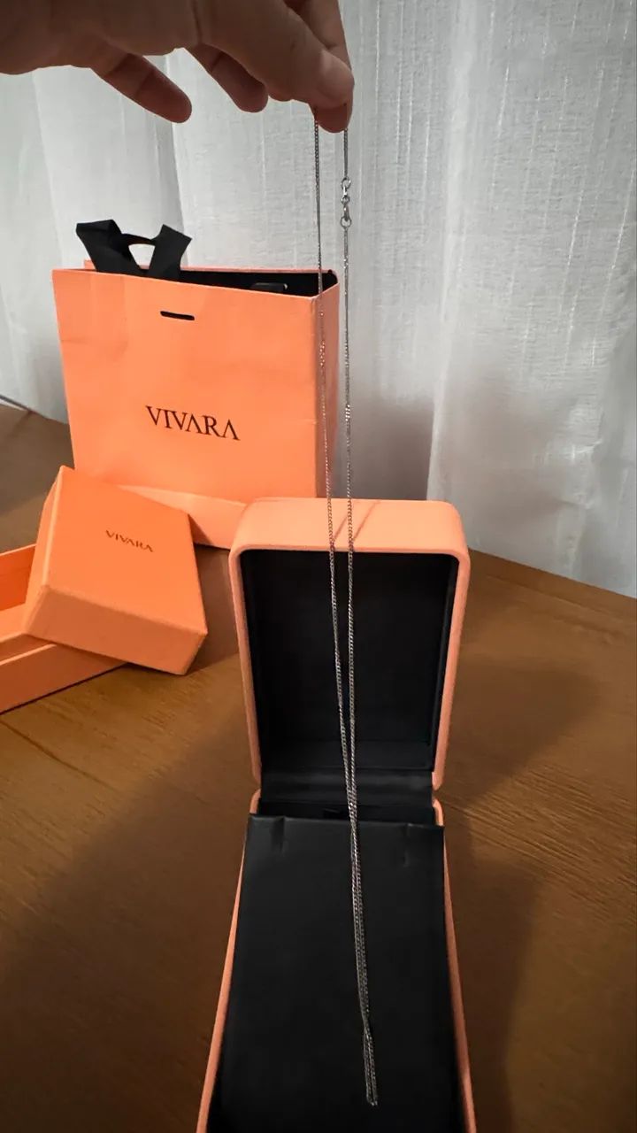 Colar Vivara Original em Prata 925 + Caixa | Usado 4 Meses - Foto 3