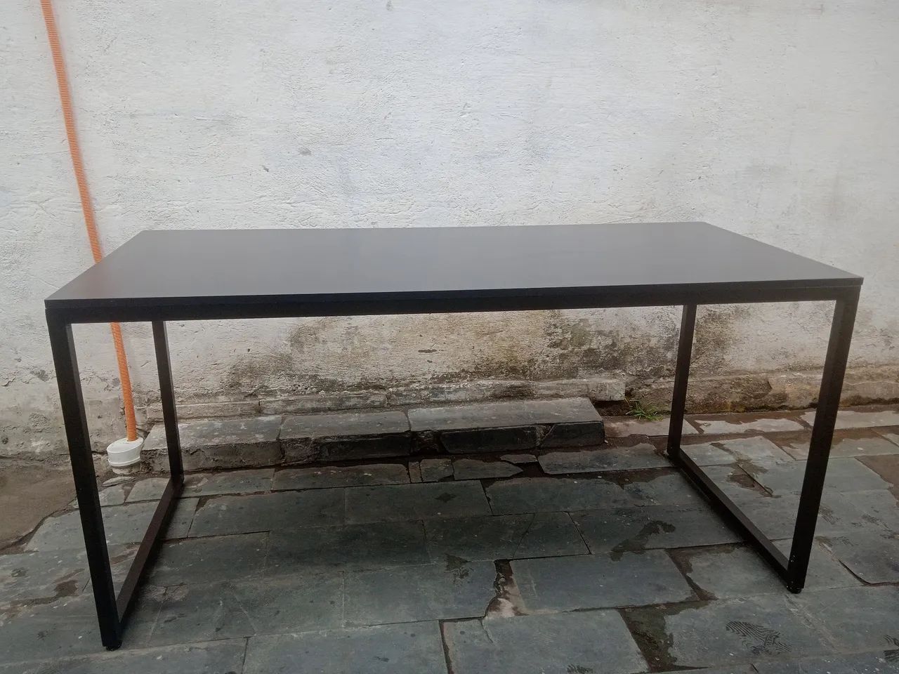 Mesa industrial em MDF preto  - Foto 3