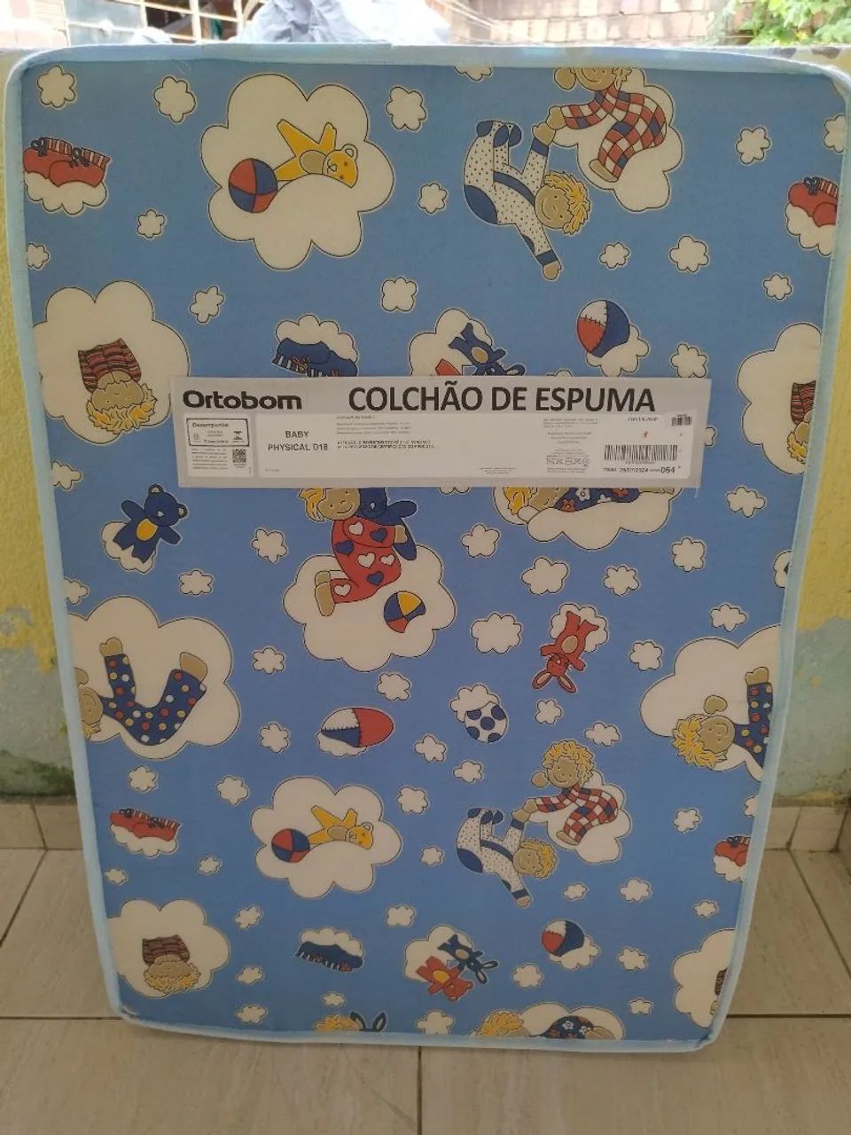Colchão quadrado berço bebê 