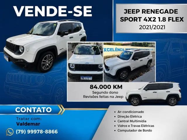 Jeep Renegade Renegade Sport 1.8 4x2 Flex 16V Aut. 2021