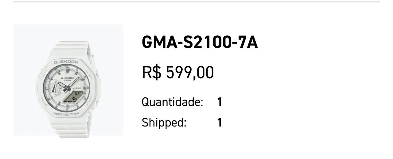 Relógio G shock GMA-S2100-7A - Foto 5