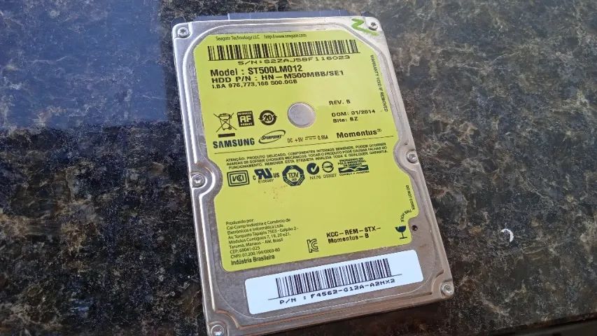 HD Samsung 500GB (Notebook) - Foto 3
