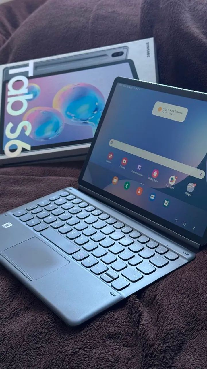 Samsung Galaxy Tab S6 Spen 4G T865 + Capa Teclado
