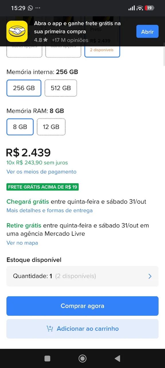 Celular poço x6 pro 5g 