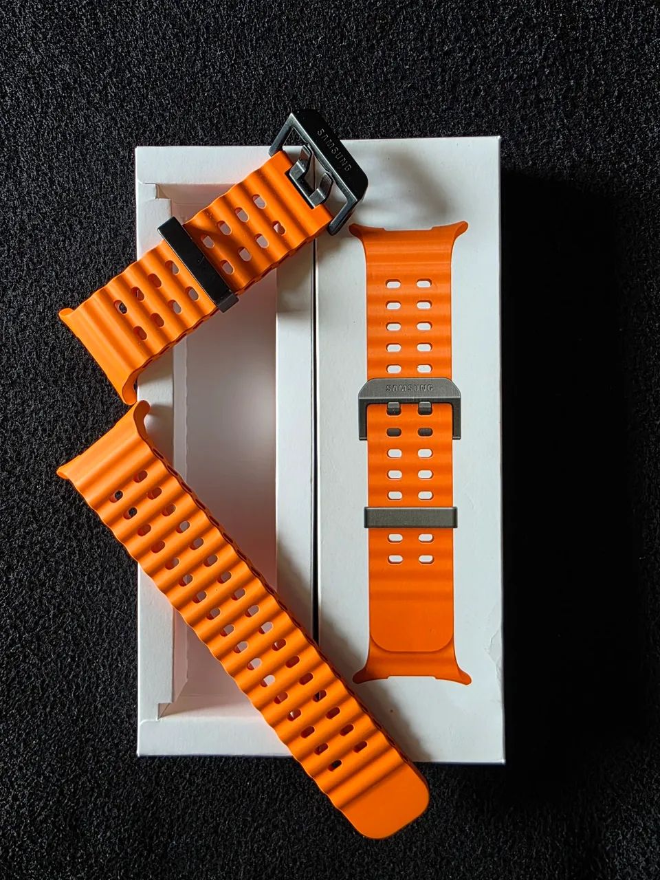 Pulseira Galaxy Watch Ultra Laranja  - Foto 3
