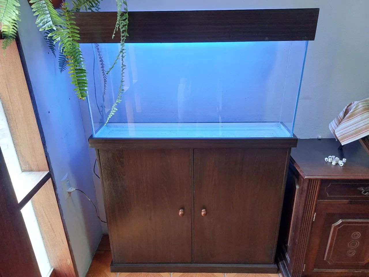 AQUÁRIO COMPLETO COM LED - Foto 4