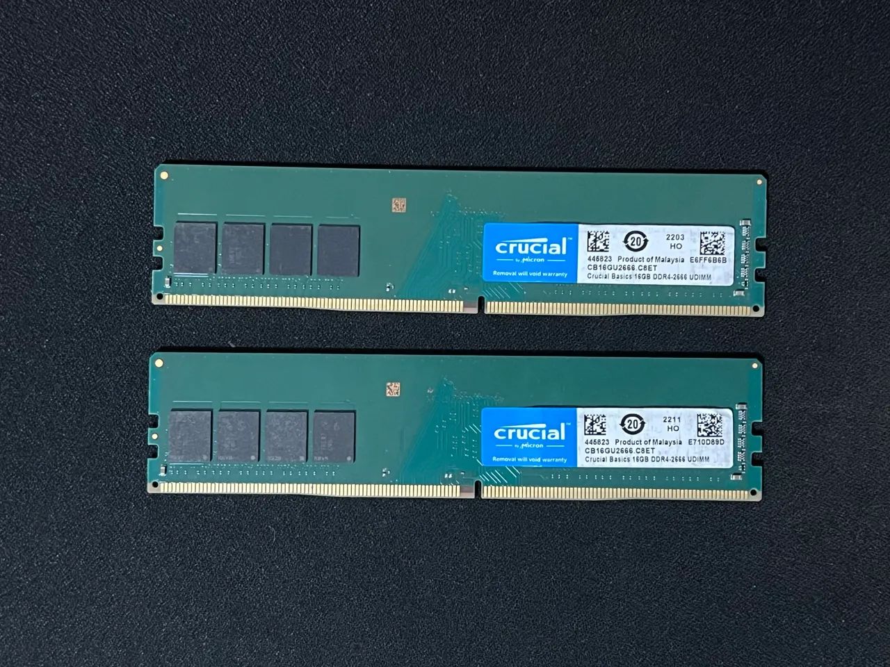 Memorias DDR4 32Gb 2x16 2666Mhz Crucial - Memória RAM - Jardim
