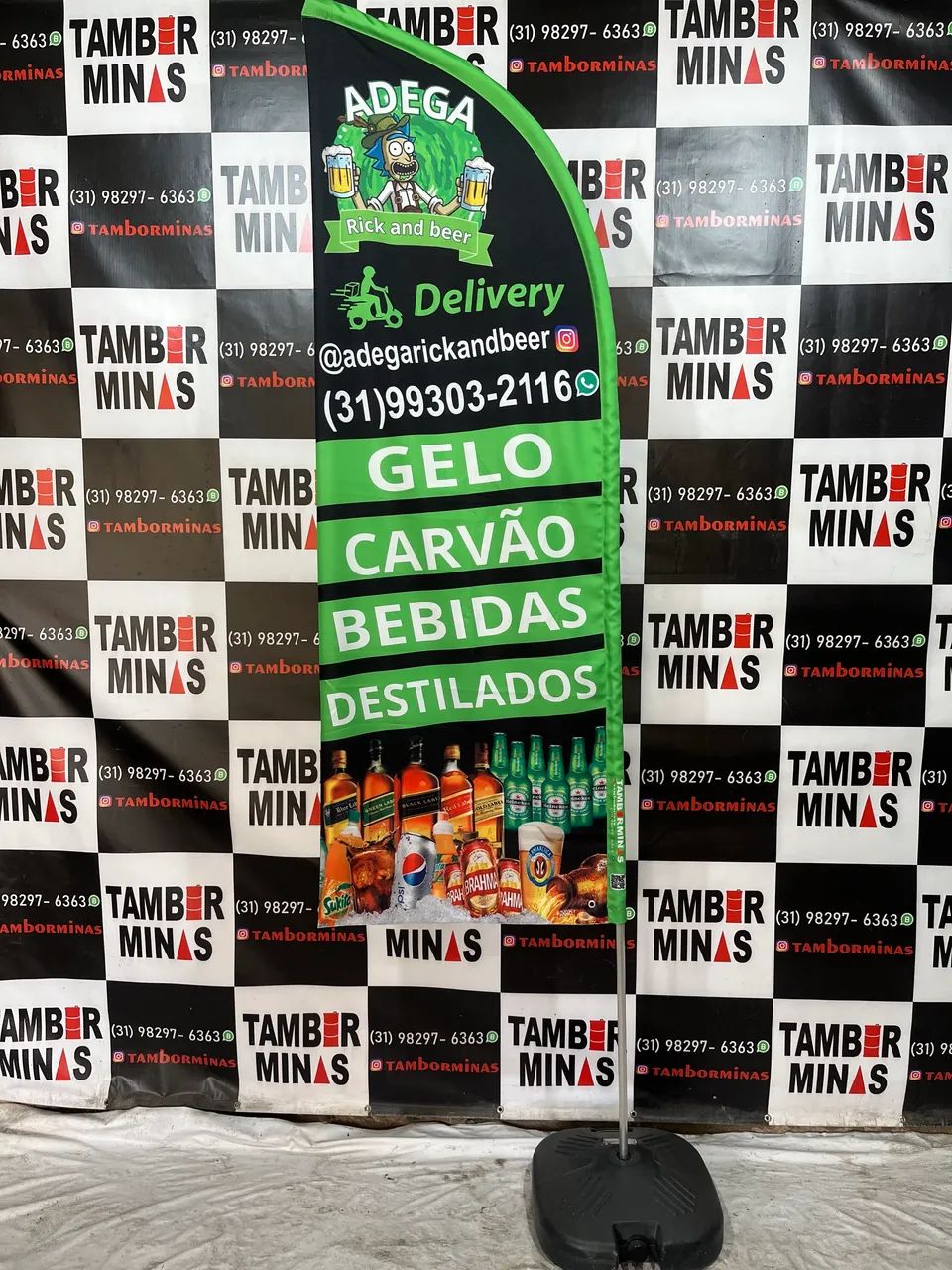 Wind banners 100% Personalizados - Completo e Dupla Face - Foto 2