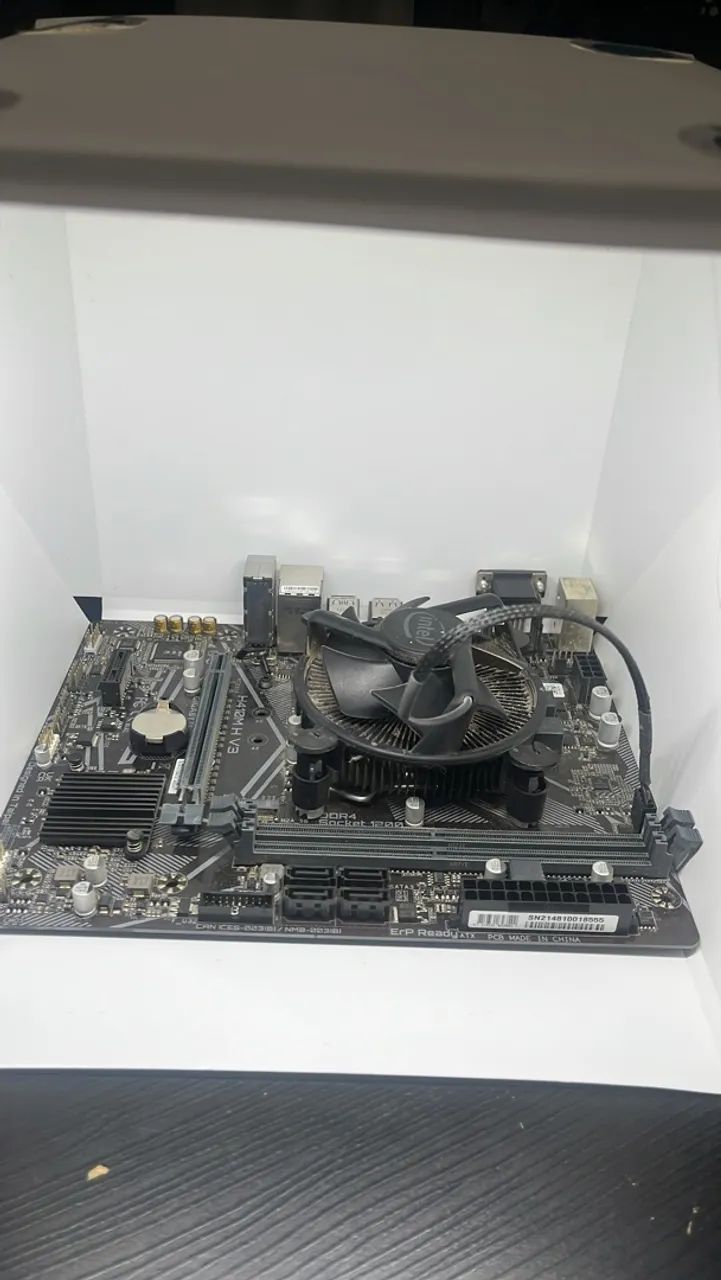 Kit Processador i3 10100f + Placa Mãe H410M H V3 - Foto 4