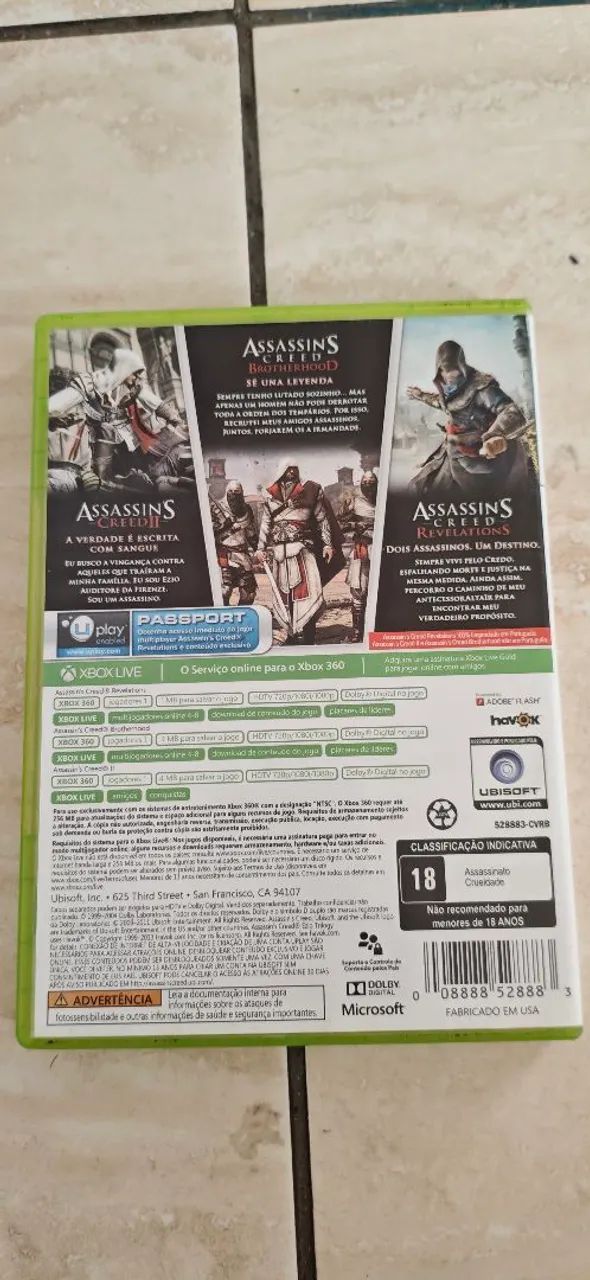 Assassin'sCreed Ezio Trilogy Xbox 360 - Foto 2