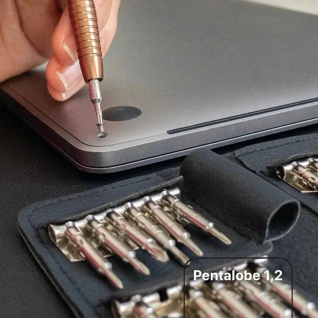 Kit Chave Precisão Com Capa Para Abrir Iphone Macbook iMac 24x1 Aço - Foto 2