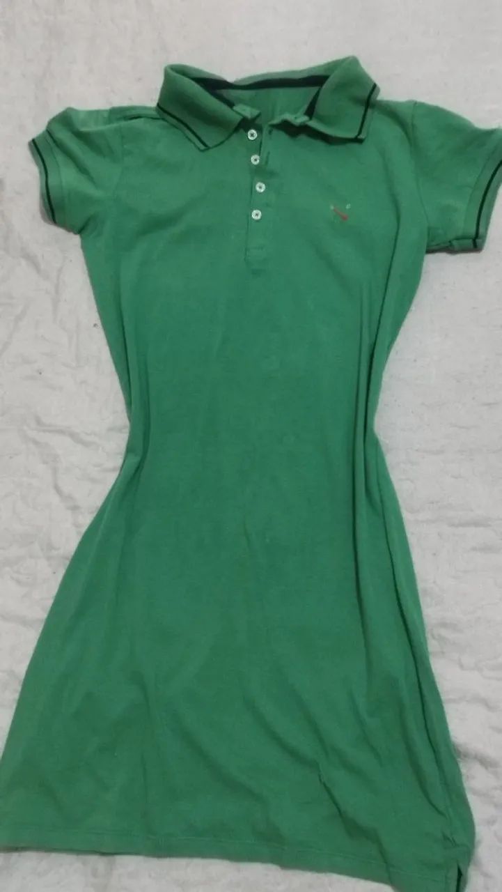 Vestido polo verde Tam M