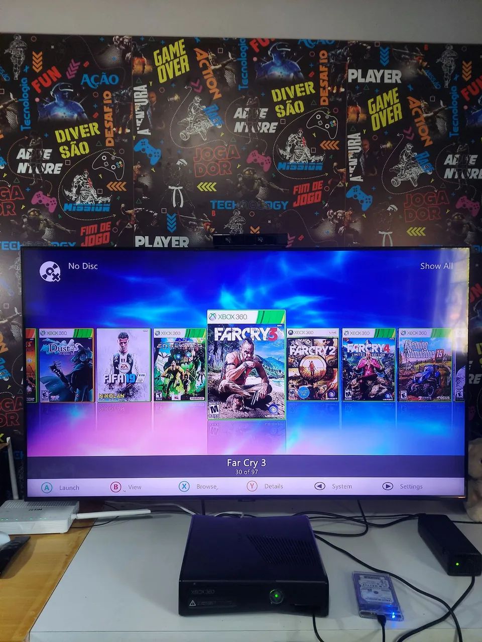 XBOX 360(COM + DE 90 JOGOS) - Foto 4