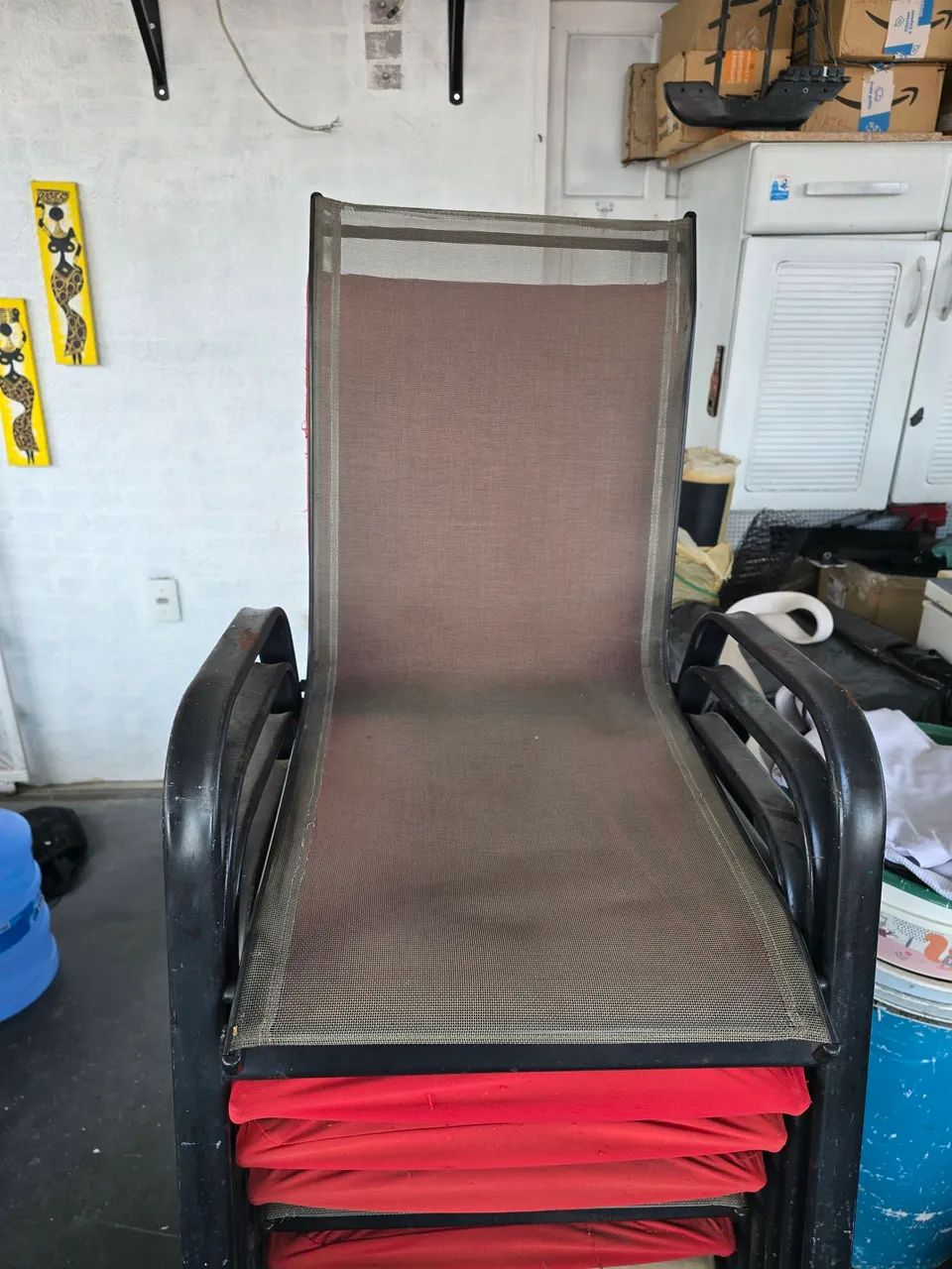 08 Cadeiras de Aluminio para Área Externa
