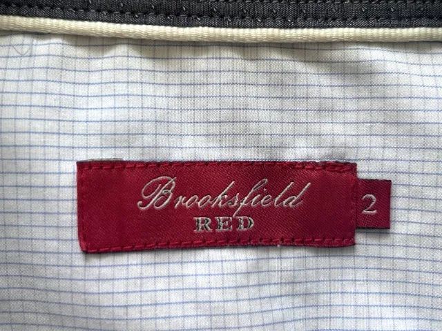 Camisa quadriculada azul com branca original da marca BROOKSFIELD® - Foto 3