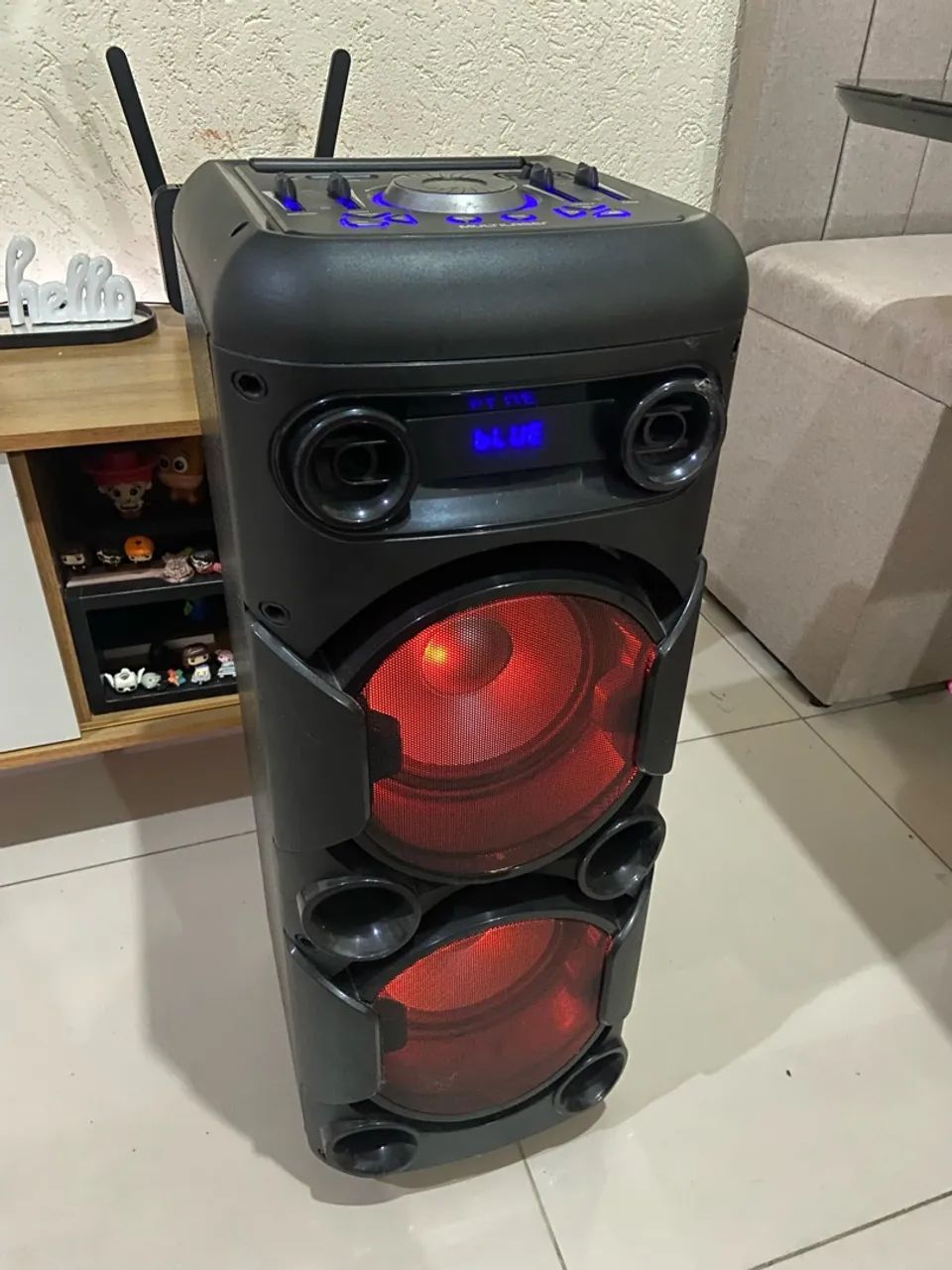 Caixa de som Multilaser 900W rms 