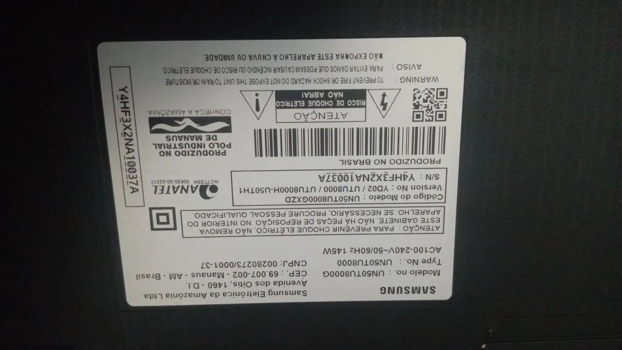 TV SAMSUNG 50 POLEGADAS C/ DEFEITO - Foto 3