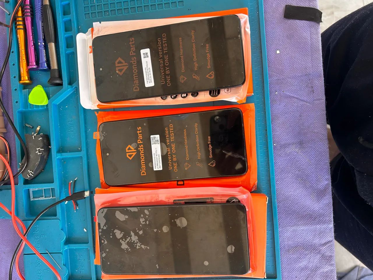 Telas diamonds moto e32 e Samsung m12 é A12 