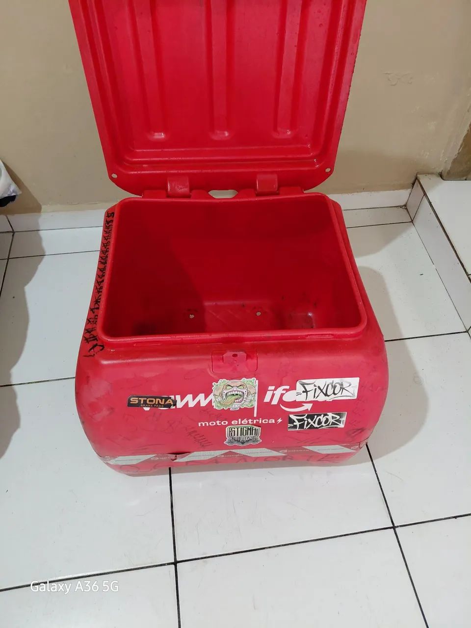 Baú 90 litros motofrete  - Foto 4