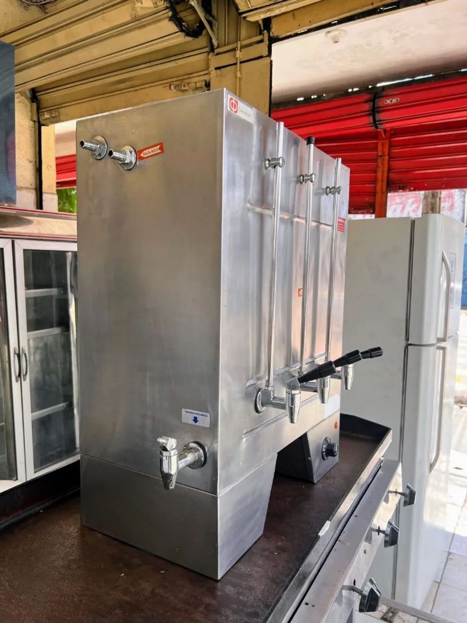 Cafeteira elétrica profissional 20 litros  2 reservatórios - Foto 2