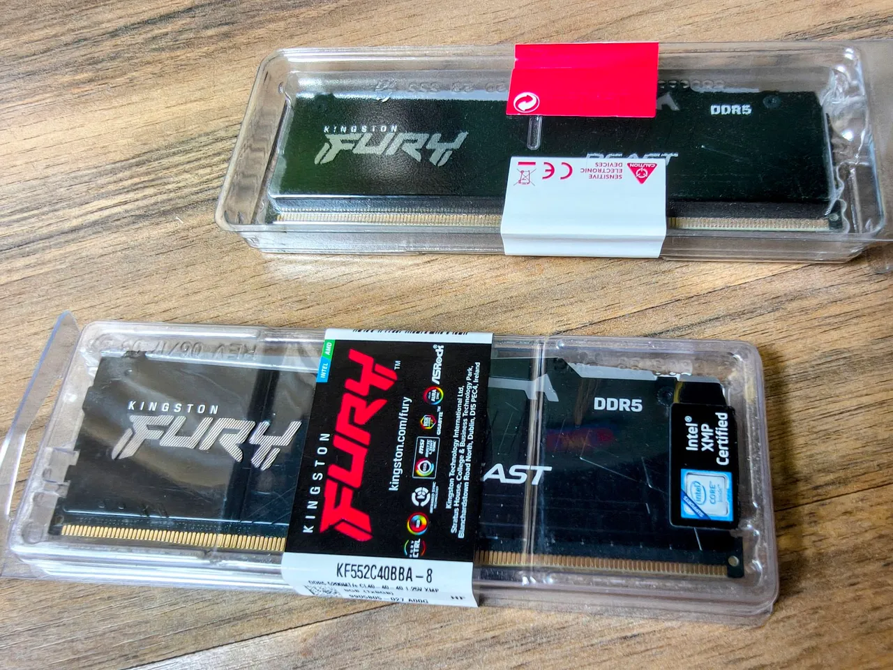 Memória DDR4 Kingston HyperX Fury, 8GB (2x4GB) 2666MHz, Black