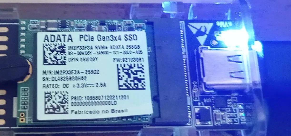 HD SSD 256GB NVMe