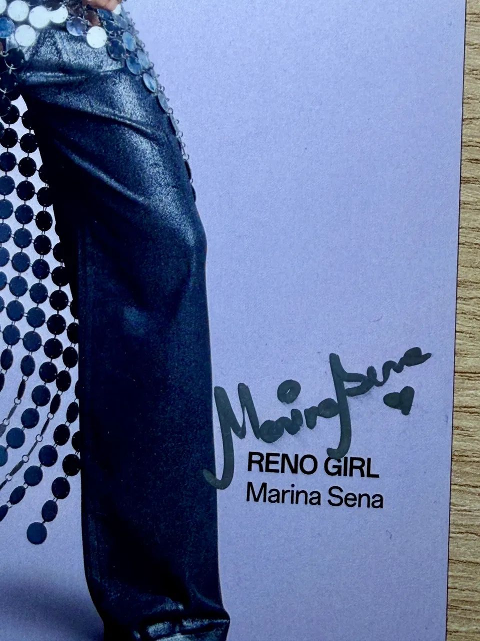 Foto autografada Marina Sena - Foto 2
