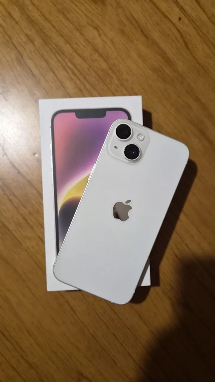 iPhone 14 128gb branco em excelente estado 