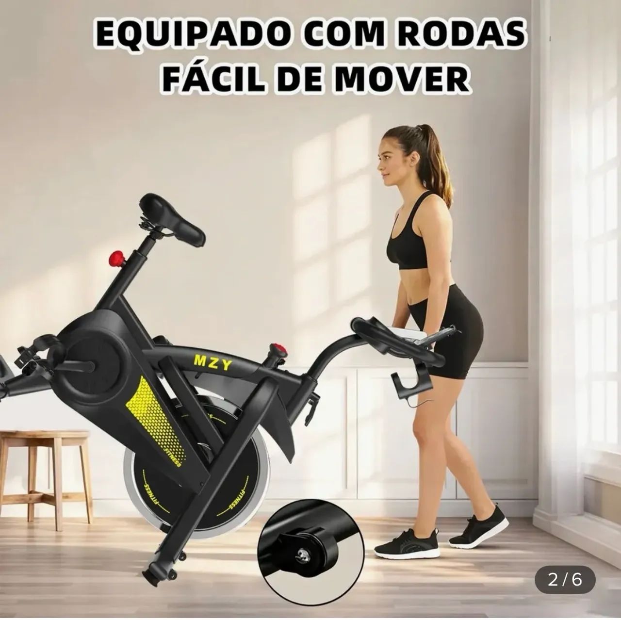 Bicicleta ergométrica top - Foto 3