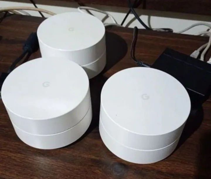 Kit com 3 roteadores Mesh Google 