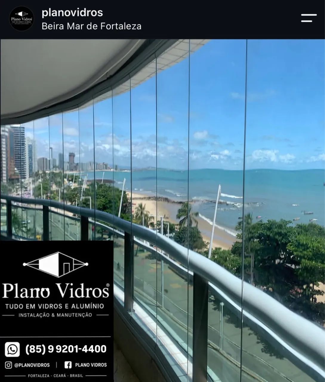 Cortinas de vidro Com e Sem Rolamento  - Foto 5
