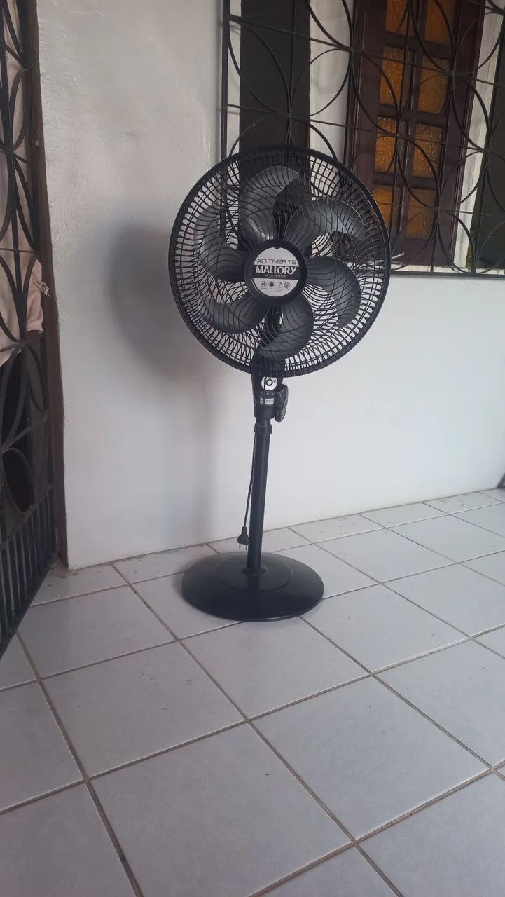 Ventilador de pé Malory com controle