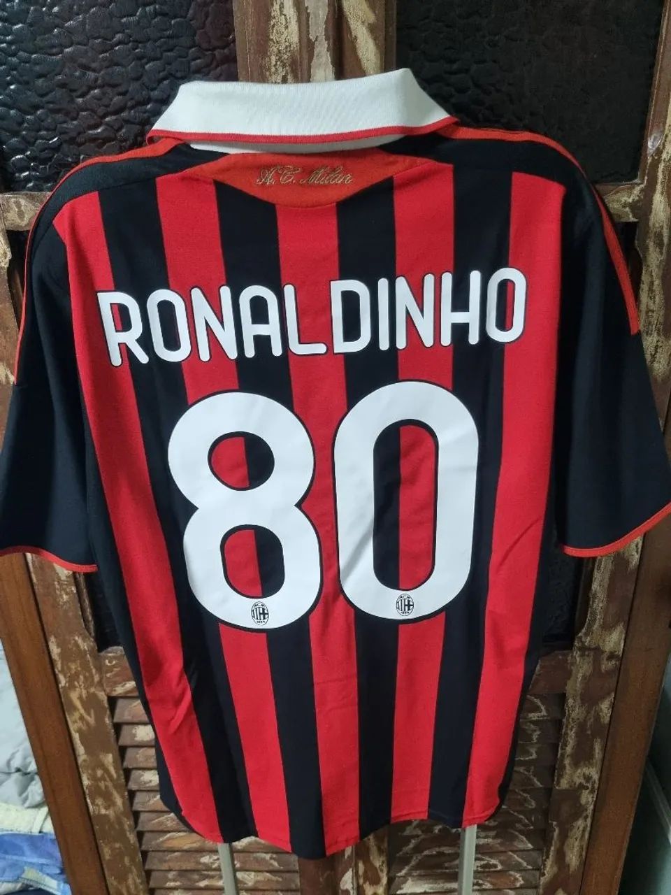 Camisa Milan 2009 Oficial Ronaldinho  - Foto 3