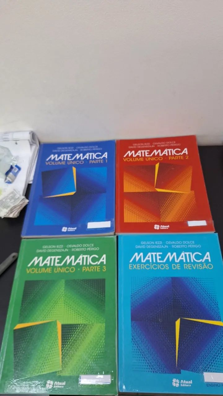 KIT - Livro Didatico  Matematica - Atual Editora