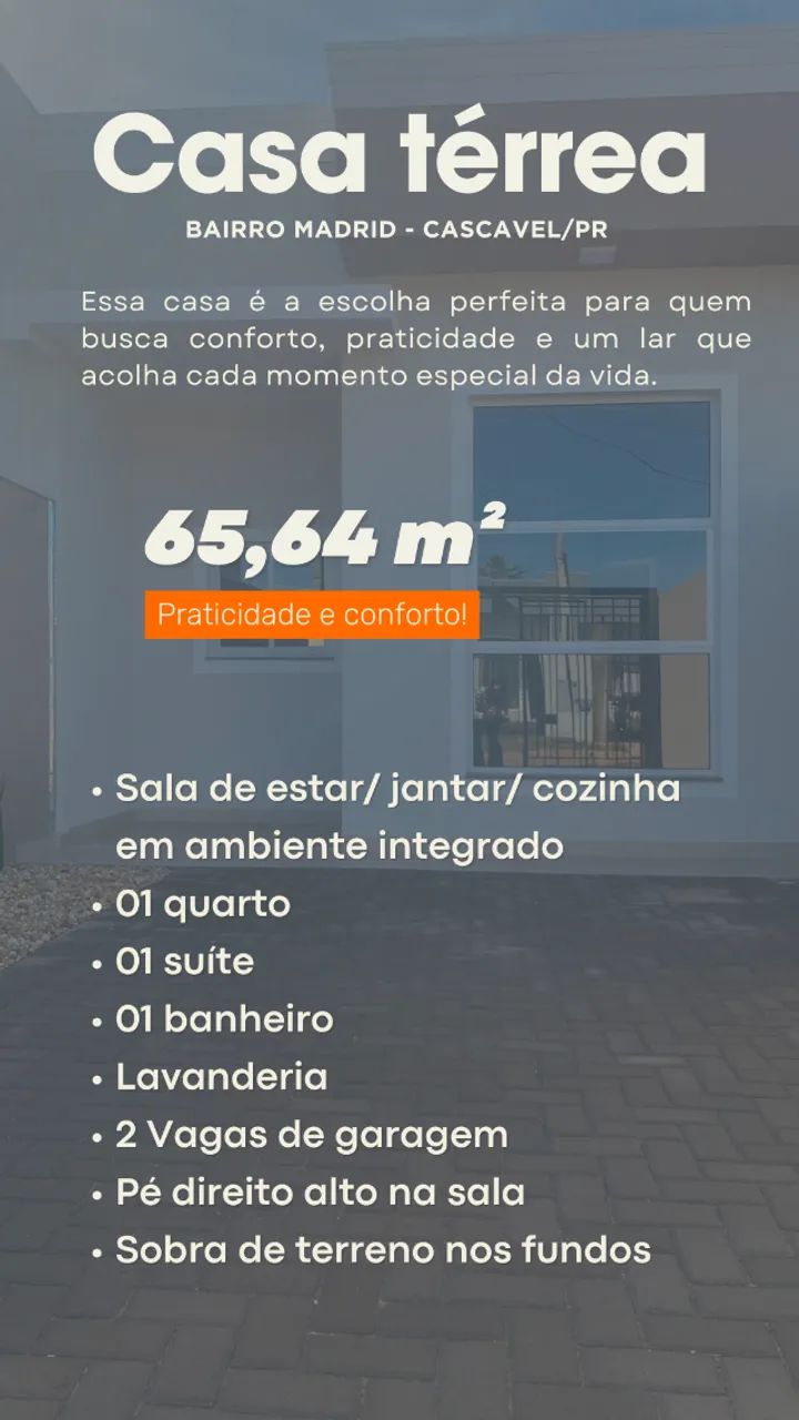 CASA COM 65M2 - PROGRAMA MINHA CASA MINHA VIDA   - Foto 4