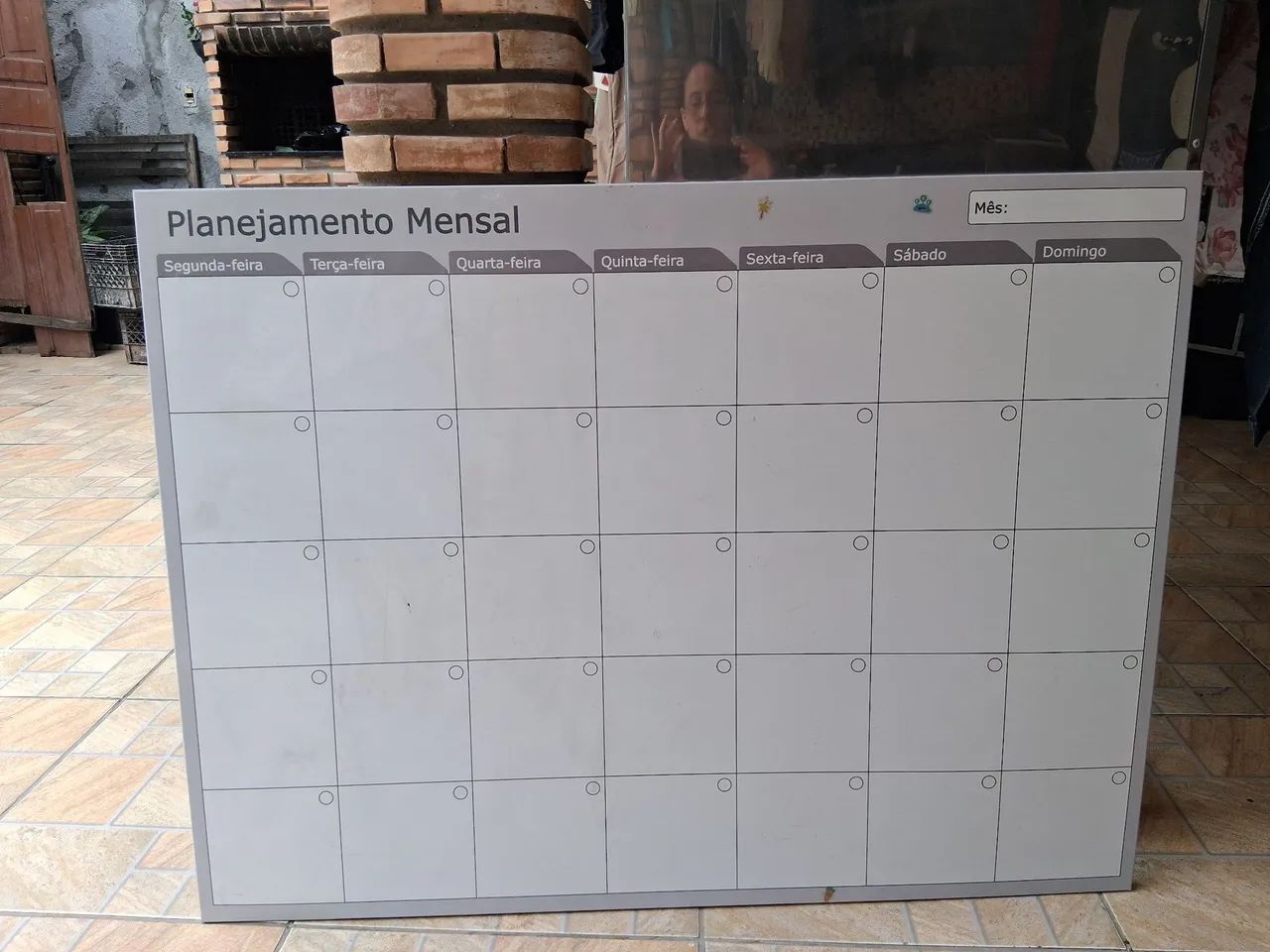 Quadro planejamento mensal 