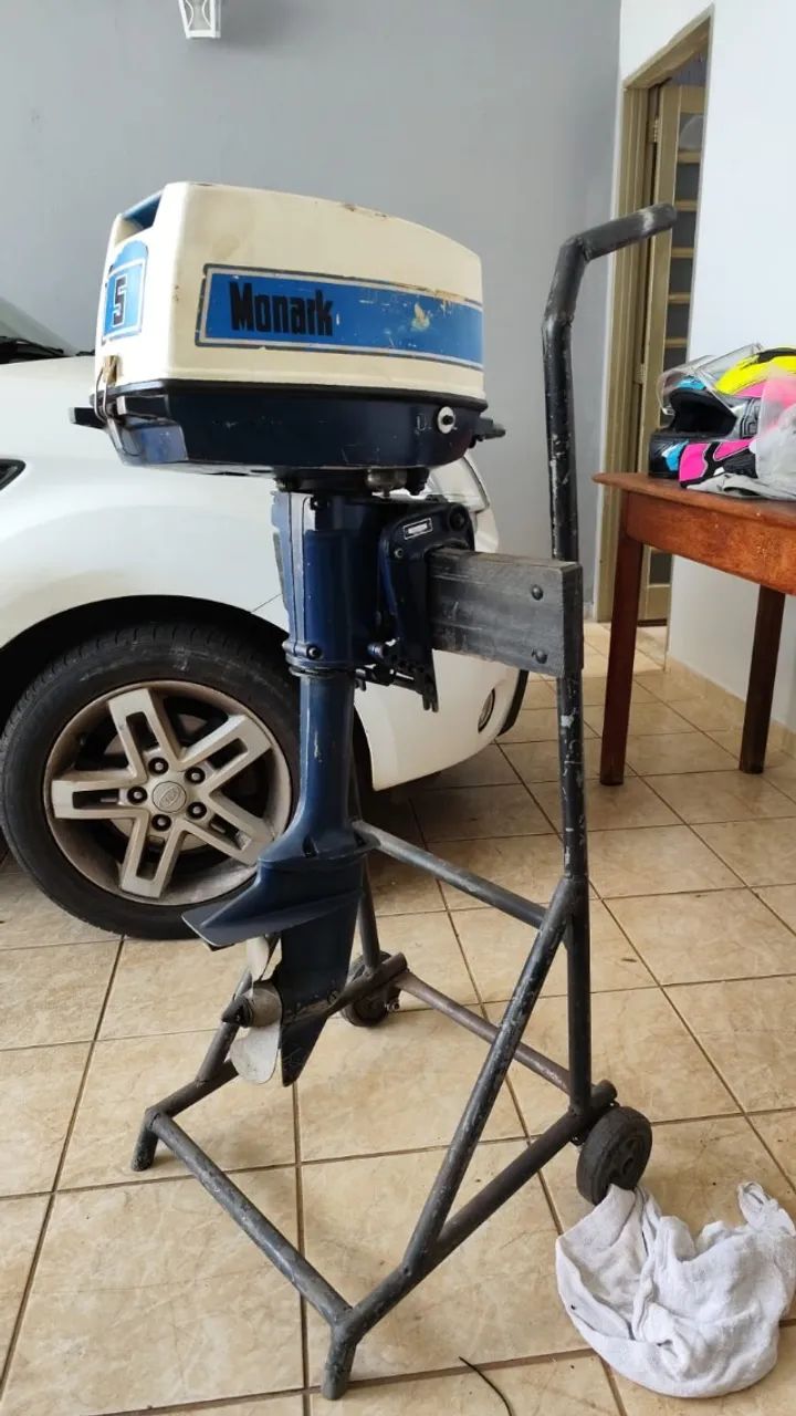 Motor de Popa Monark-Crescent 5HP - Foto 2