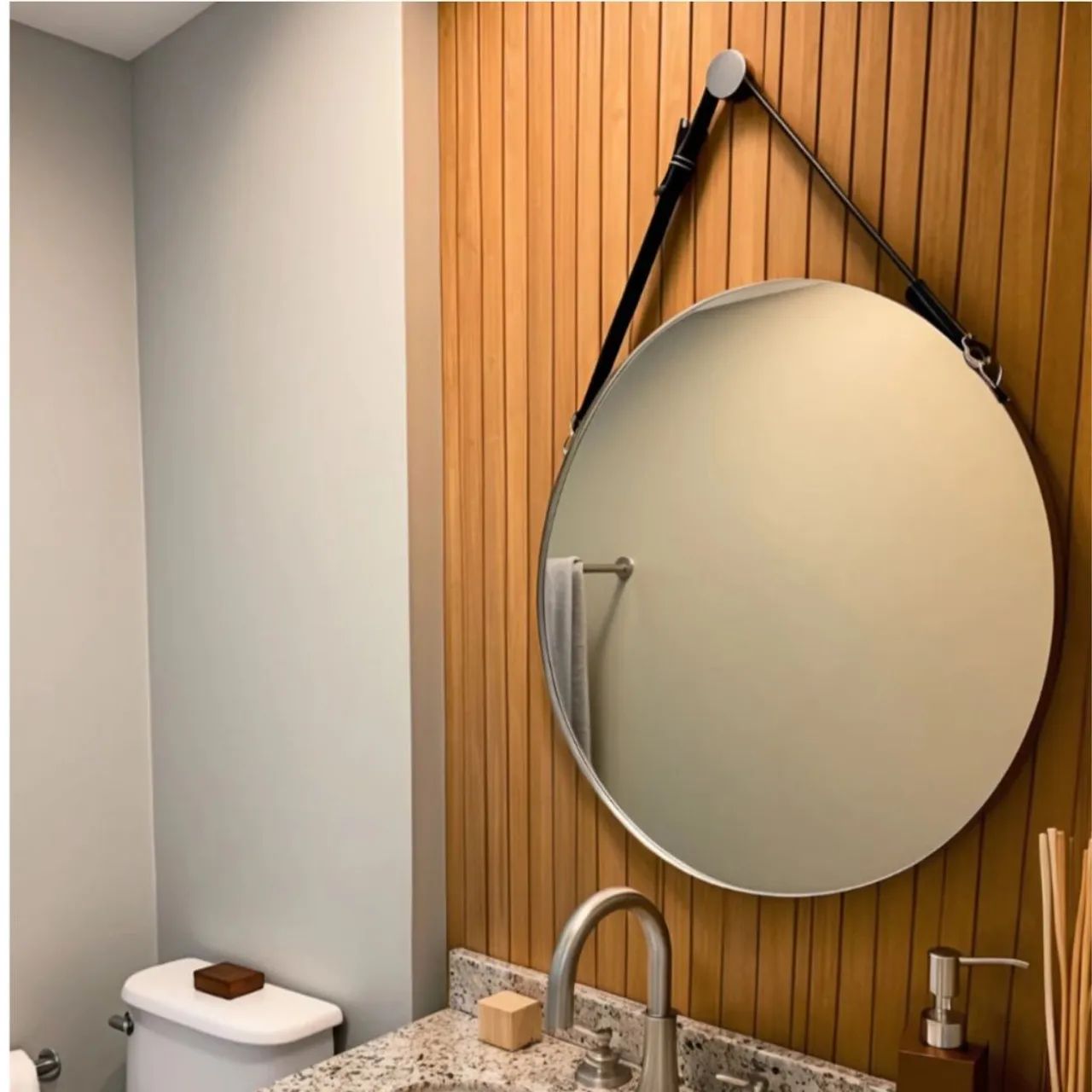 Painel MDFl ripado autocolante, fácil aplicação  - Foto 4