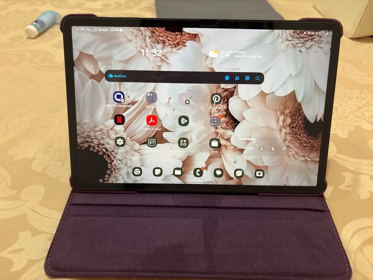 Tablet Samsung S7 FE com S PEN e capinha  - Foto 2